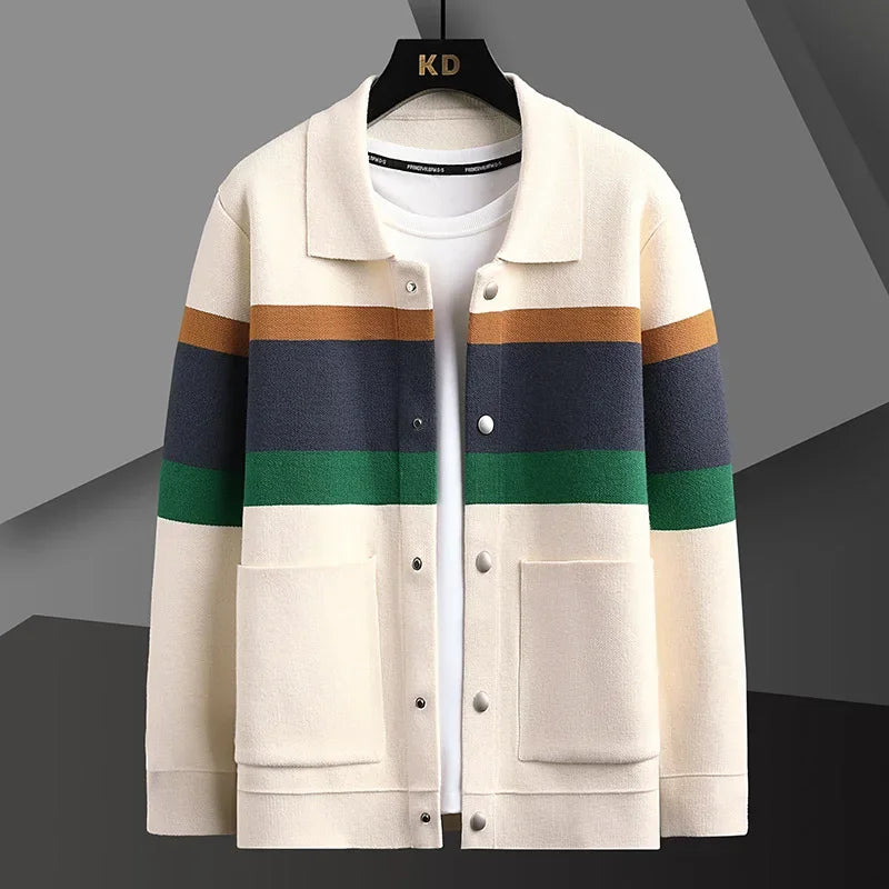 Men's Cardigan Coat | Heavyweight Cotton Knit - image 1