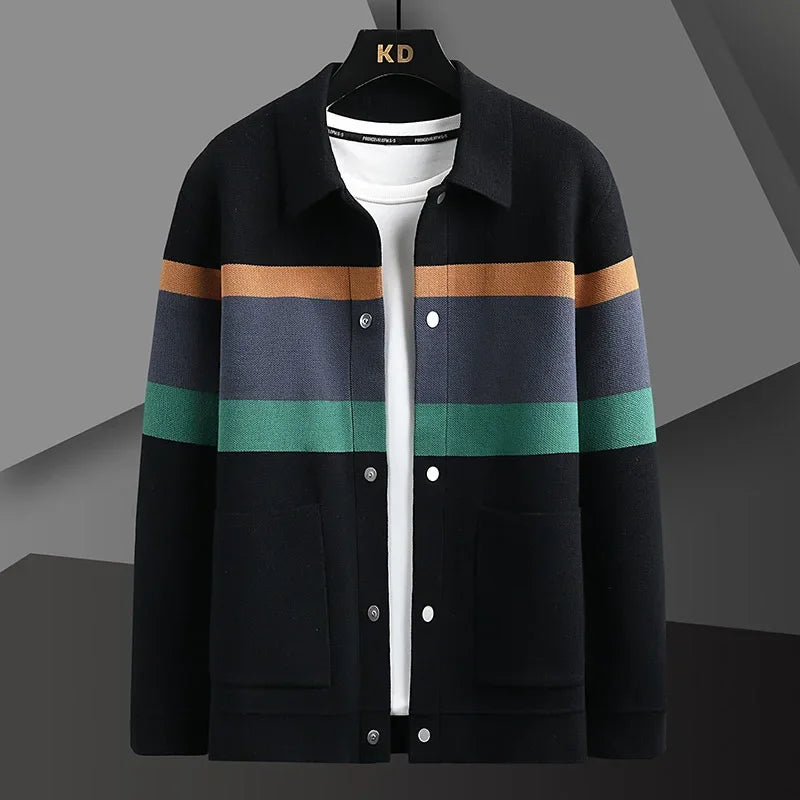Men's Cardigan Coat | Heavyweight Cotton Knit - image 5