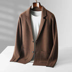 Men's Cashmere Cardigan | Shawl Collar Button Front - image 1
