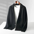 Men's Cashmere Cardigan | Shawl Collar Button Front - image 3