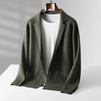 Men's Cashmere Cardigan | Shawl Collar Button Front - image 5