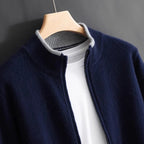 Men's Cotton Zip Cardigan | Smooth Refined Everyday Knit - image 3