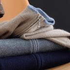 Men's Cotton Zip Cardigan | Smooth Refined Everyday Knit - image 4