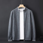 Men's Cotton Zip Cardigan | Smooth Refined Everyday Knit - image 6