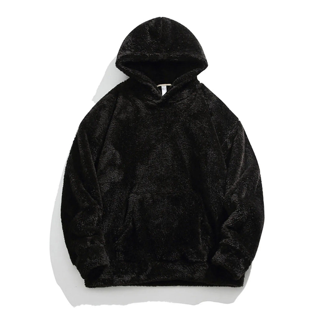 Men's Fleece Hoodie | Plush Relaxed Kangaroo Pocket Layer - image 2