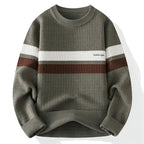 Men's Heritage Stripe Knit | Midweight Textured Rib Sweater - image 1