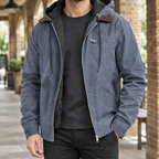 Hooded Jacket additional view 1 showing the plush-look lining and adjustable hood