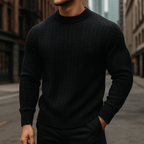 Men's Knitted Wool Sweater | Structured Soft Knit - image 4