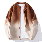 Men's Ombre Fade Cardigan | Soft Brushed Cotton Blend Knit - image 1