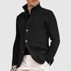 Men's Shawl Collar Cardigan | Ribbed Knit With Pockets - image 3