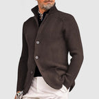 Men's Shawl Collar Cardigan | Ribbed Knit With Pockets - image 6