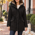 Black parka worn on a Washington DC street.