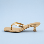 Single Gold toe-post sandal