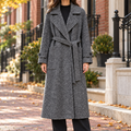 Dark Gray overcoats worn on a Washington DC street.