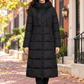 Black puffer jackets worn on a Washington DC street.