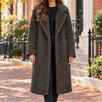 Dark Gray overcoats worn on a Washington DC street.