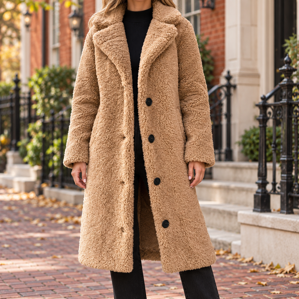 Khaki overcoats worn on a Washington DC street.