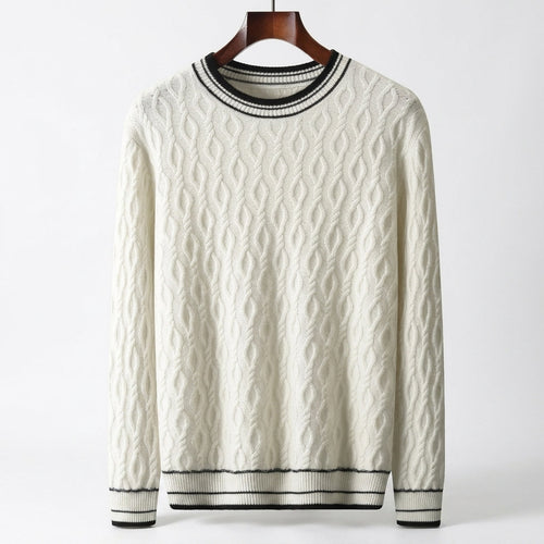 Men's 100% Cashmere Crew Sweater | Lightweight Warmth, Everyday Luxury product photo 2