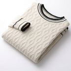 Men's 100% Cashmere Crew Sweater | Lightweight Warmth, Everyday Luxury product photo 4