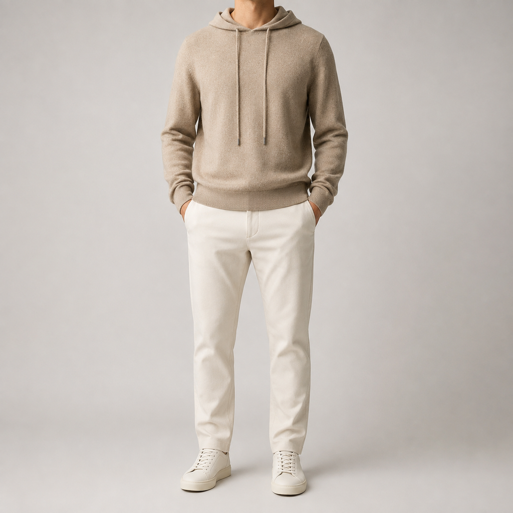 Men's 100% Merino Wool Hoodie | Lightweight Warmth, Relaxed Everyday Layer product photo 1