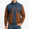 Men's Cargo Jacket | Insulated Tailored Collar, Brown or Green, Everyday Outerwear product photo 0