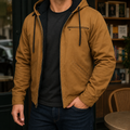 Men's Hooded Jacket | Plush Lined Zip Front, Multiple Colors, Everyday Outerwear product photo 0