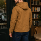 Men's Hooded Jacket | Plush Lined Zip Front, Multiple Colors, Everyday Outerwear product photo 1