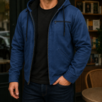 Men's Hooded Jacket | Plush Lined Zip Front, Multiple Colors, Everyday Outerwear product photo 4
