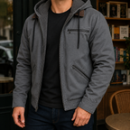 Men's Hooded Jacket | Plush Lined Zip Front, Multiple Colors, Everyday Outerwear product photo 5