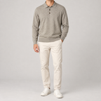 Men's Merino Polo Sweater | Soft Knit Long Sleeve, Multiple Colors, Everyday Layering product photo 1