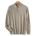 Men's Merino Polo Sweater | Soft Knit Long Sleeve, Multiple Colors, Everyday Layering product photo 2
