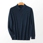 Men's Merino Polo Sweater | Soft Knit Long Sleeve, Multiple Colors, Everyday Layering product photo 7