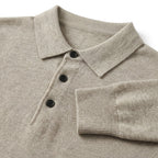 Men's Merino Polo Sweater | Soft Knit Long Sleeve, Multiple Colors, Everyday Layering product photo 8