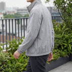 Men's Mesh Panel Jacket | Lightweight Zip Front, Multiple Colors, Everyday Outerwear product photo 1