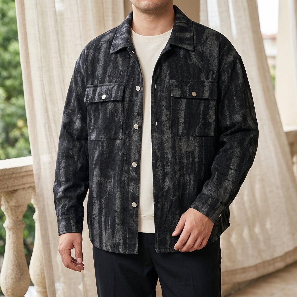 Men's Washed Denim Jacket | Snap Front, Multiple Colors, Everyday Outerwear product photo 0